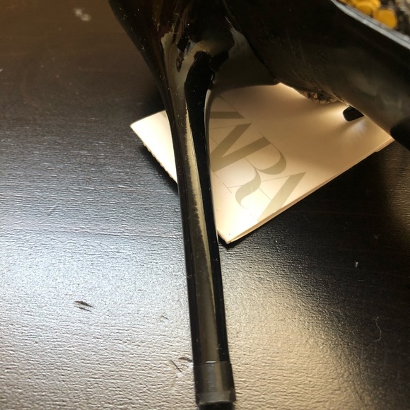 NWT ZARA LEOPARD HEELS SIZE 6.5 - Picture 5 of 8